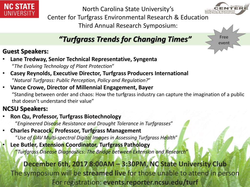 Turfgrass Symposium flyer